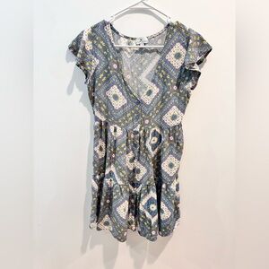 True Craft Floral Patterned Dress